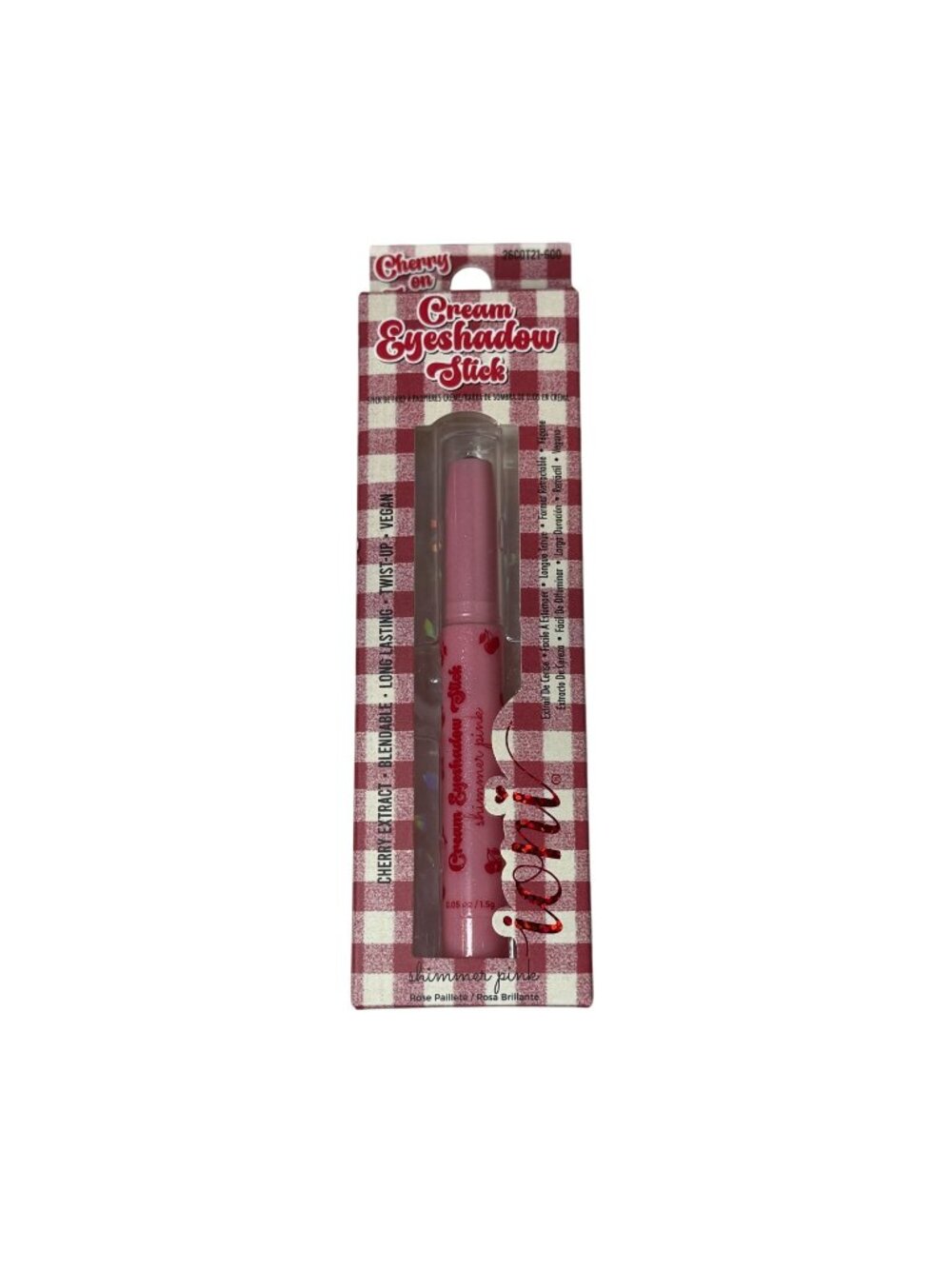 Ioni Cream Eyeshadow Stick Shimmer Pink Sweet Vegan Long Lasting